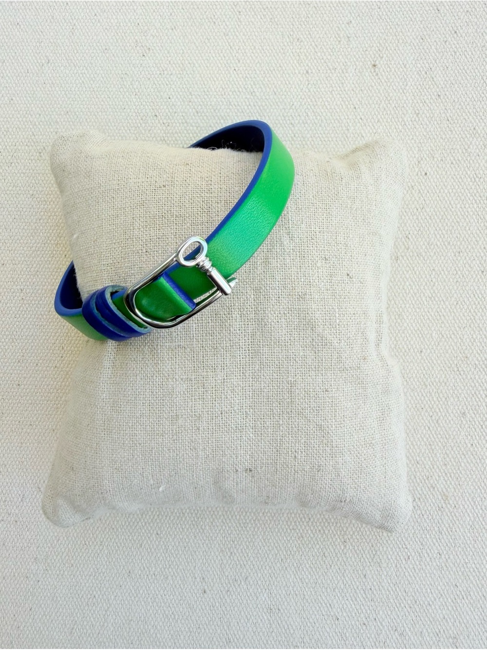 *Single Leather Reversible Band Bracelet* KEEP COLLECTIVE Retired *NIP* Green
